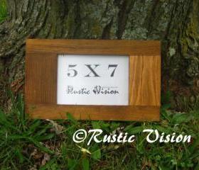 5' X 7' Elongated Rustic Frame made of reclaimed wood